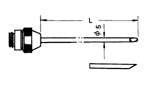 WREM,WRNM-206A直柄式注射形熱電偶探頭安裝圖片 WREM,WRNM-206A直柄式注射形熱電偶探頭安裝圖片