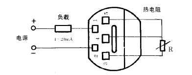 SBWZ-4460常規型熱電阻溫度變送器接線圖