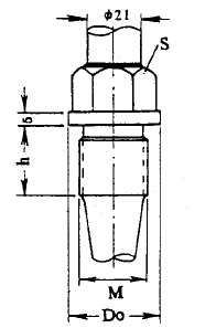 化工用熱電偶、熱電阻錐形保護管固定螺紋圖片尺寸 化工用熱電偶、熱電阻錐形保護管固定螺紋圖片尺寸