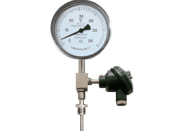 WSSP-511可動外螺紋徑向一體化雙金屬溫度計 WSSP-511可動外螺紋徑向一體化雙金屬溫度計