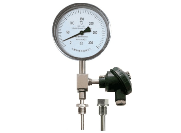 WSSP-571螺紋抽芯式萬向一體化雙金屬溫度計